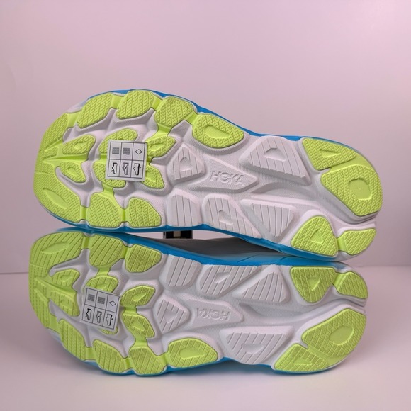 Hoka One One Clifton 11 Running Shoe Men Sz 10 White 1176572/FLCK Sample main image 7